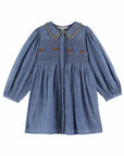 Chambray Smocked Dress