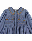 Chambray Smocked Dress