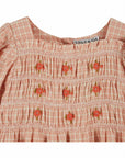 Smocked Ecolier Plaid Dress- Emile et Ida