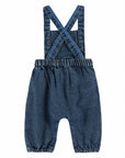 Denim Embroidered Overalls- Emile et Ida
