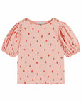 Strawberry Puff Sleeve T-Shirt