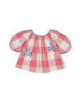 Marlette Rose Check Bloomer Set