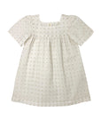 Girls Gold Embroidered Dress