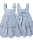 Light Blue Stripe Dress