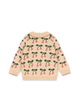 Belou Cherry Intarsia Cardigan