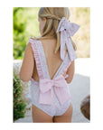 Pink Ditsy Floral Swimsuit