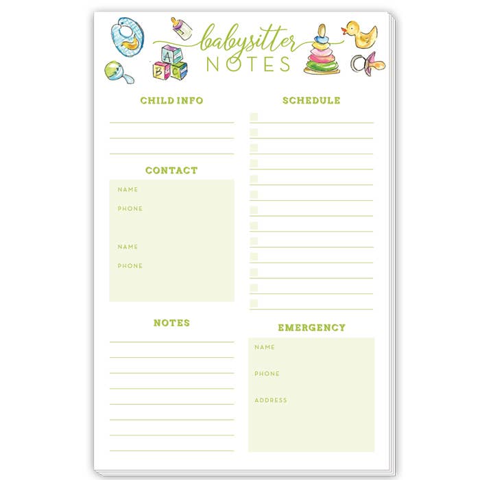 While You Were Out Notepad – The Little NY