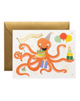Octopus Birthday Card
