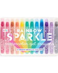 Rainbow Sparkle Metallic Gel Crayons