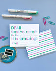 Kids Fill-in-the-blank Thank Yous (Multiple Color Options!)