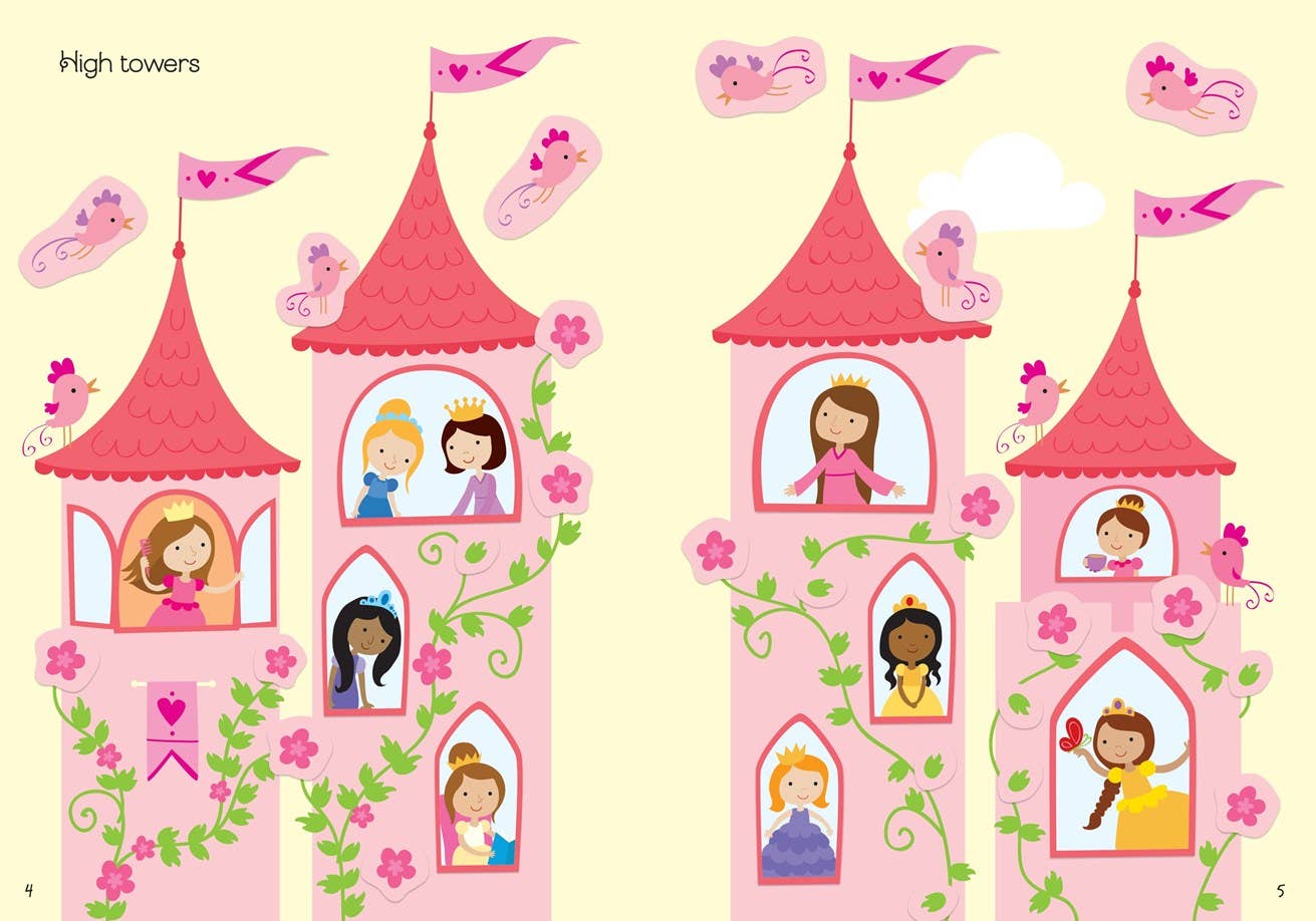 1000 Princess Stickers : Usborne