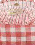 Gingham Ruffle Bow Bag