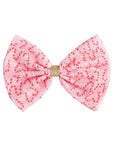 Candy Cane Bow Clip