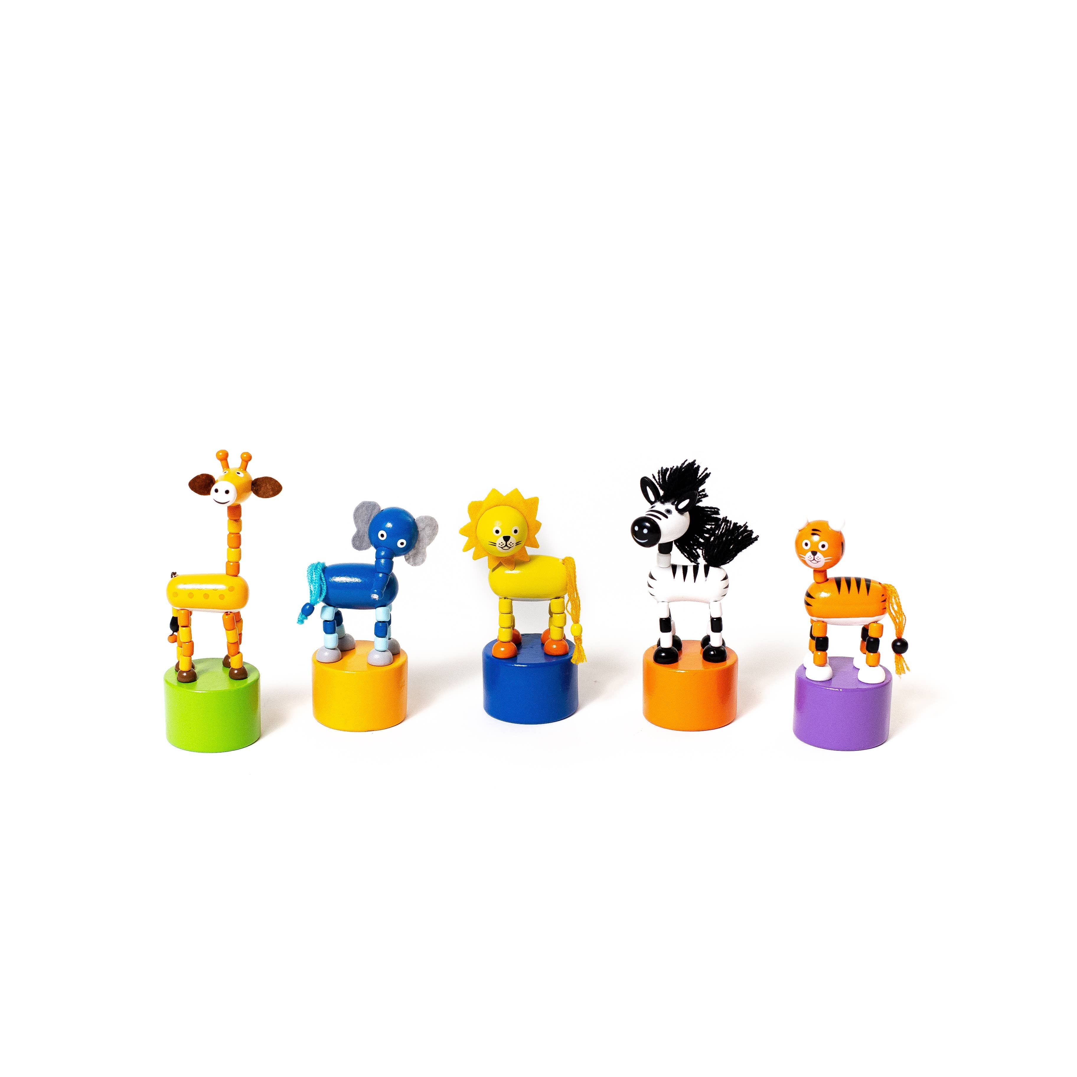Safari Push Puppets Refill - Set of 24