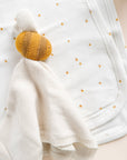 Knit Swaddle Blanket Bee Baby Organic Cotton Newborn Gift