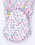 Elizabeth's Garden - 2 Way Ruffle Back Zipper Footie