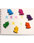 Unicorn Party Finger Crayons - Set of 6