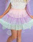 Mermaid Pearl Scalloped Tutu Skirt - Kids - Spring/Summer