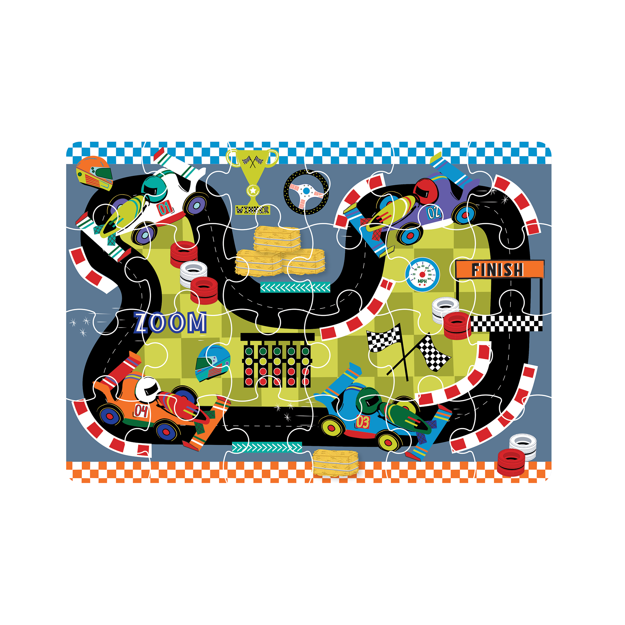 Cars 24pc Mini Jigsaw Puzzle