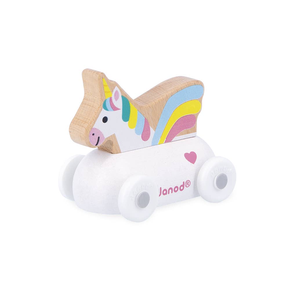 Unicorn Push Along Car