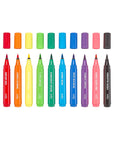 Big Bright Brush Markers - set of 10