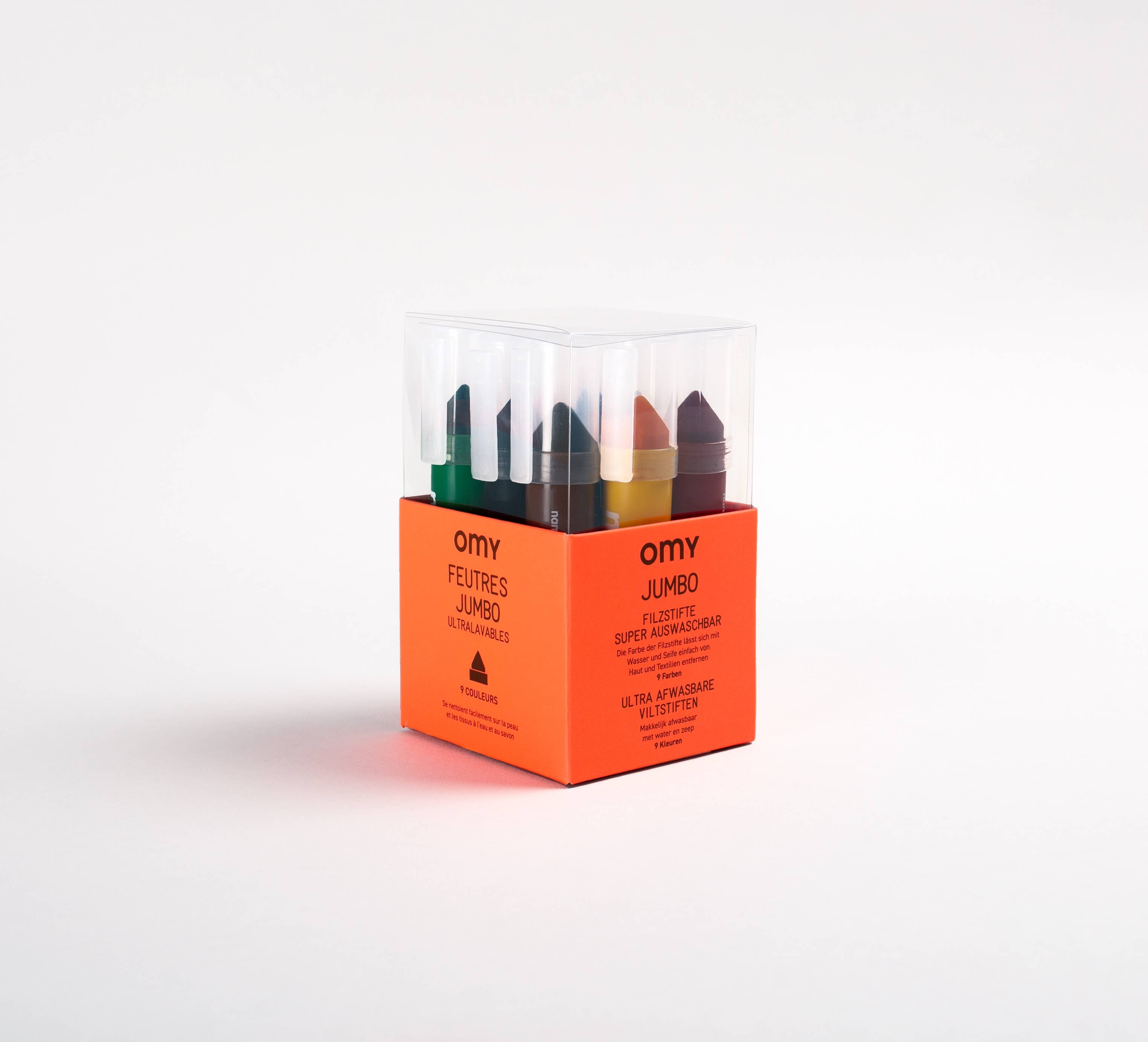 9 Jumbo Washable Markers
