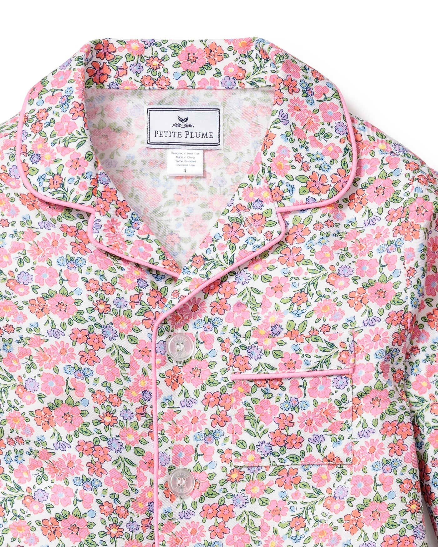 Fleurs de Rose Pajama Set