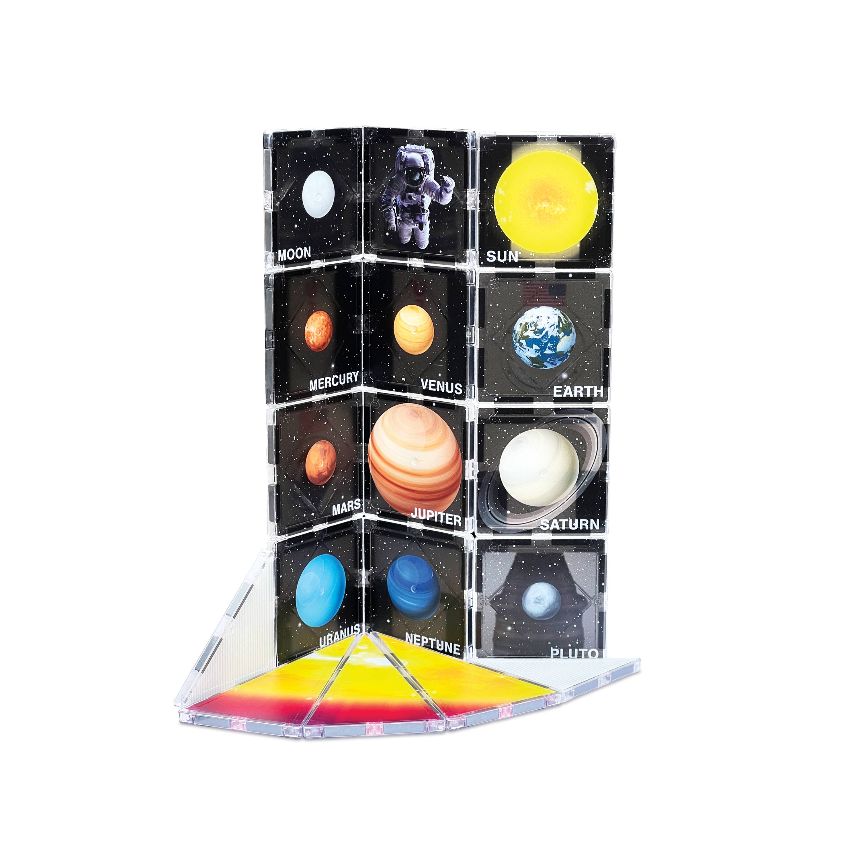 NASA Rocketship Magnetic Tiles Set