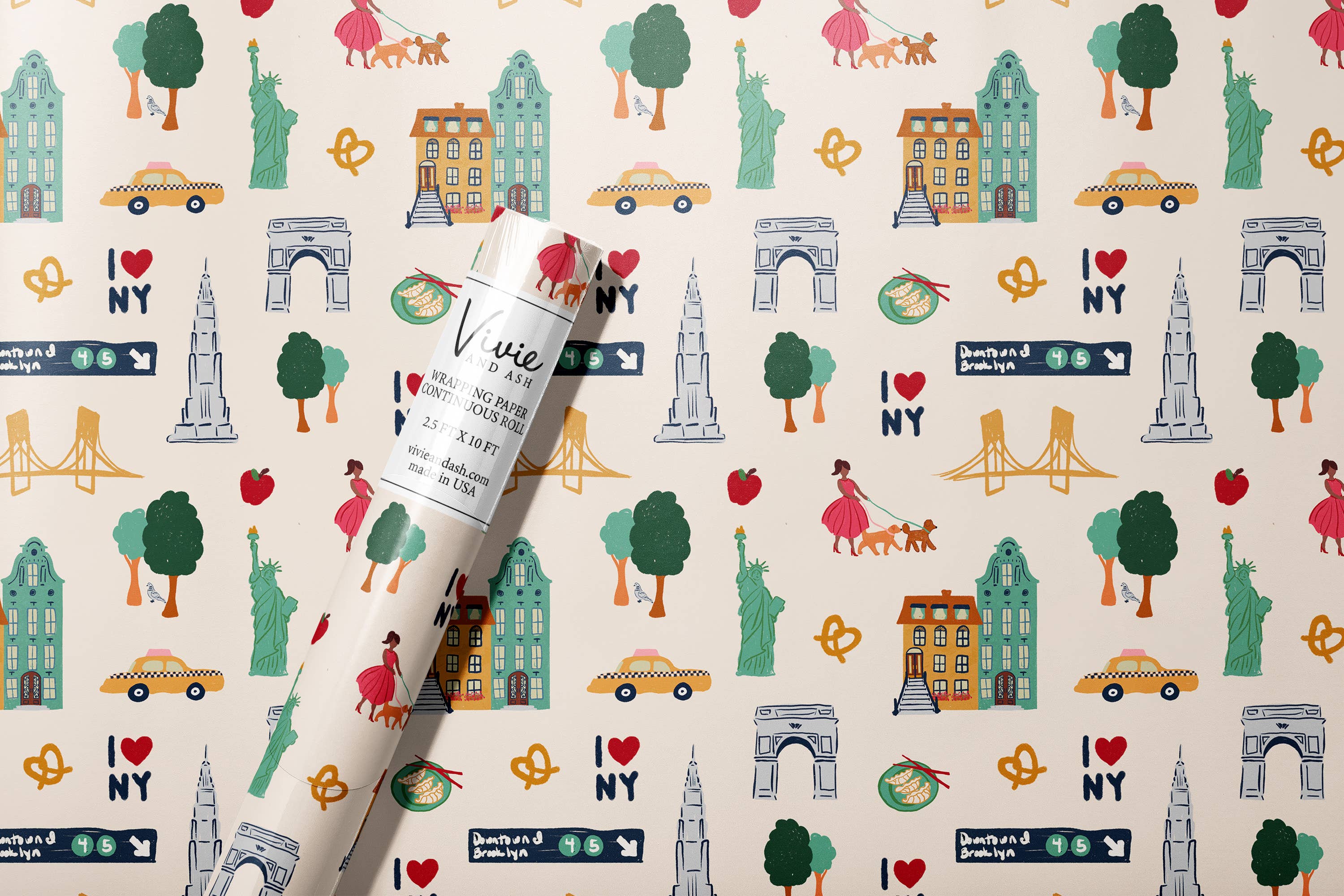 NYC Wrapping Paper Roll