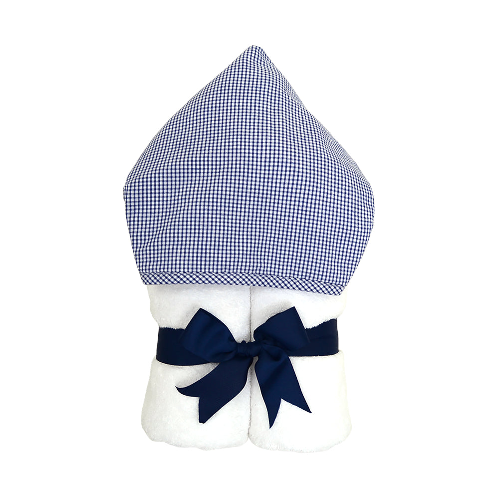 Navy Gingham Every Kid Towel