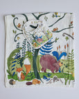 Timo & Violet Foxy Alsatian Forest Blanket/ Swaddle