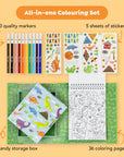 Coloring Set - Dinosaur