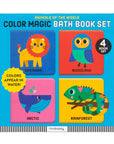 Animals Of The World Color Magic Bath Book Set