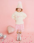 Ditsy Love Knit Sweater