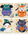 Spooky Friends Set of 4 Wood Puzzles