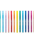 Rainbow Sparkle Glitter Markers - Set of 15