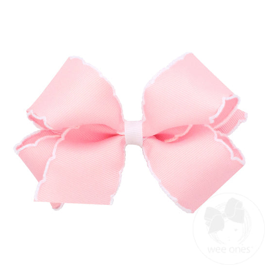 Medium Moonstitch Edge Bow- assorted