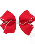 Medium Moonstitch Edge Bow- assorted