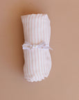 Pink Stripe Organic Cotton Swaddle