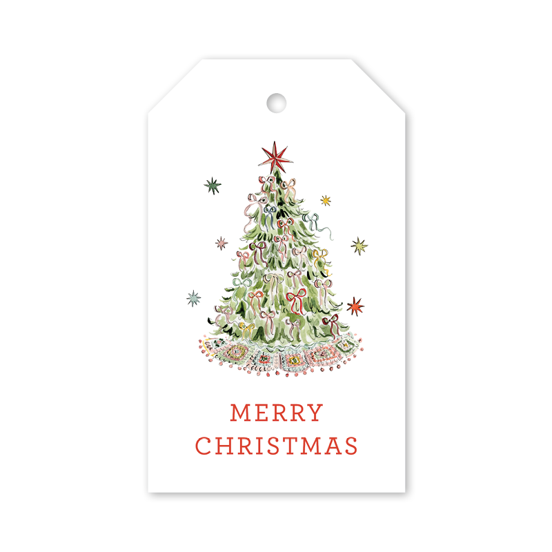 Paper Chain Tree Gift Tags