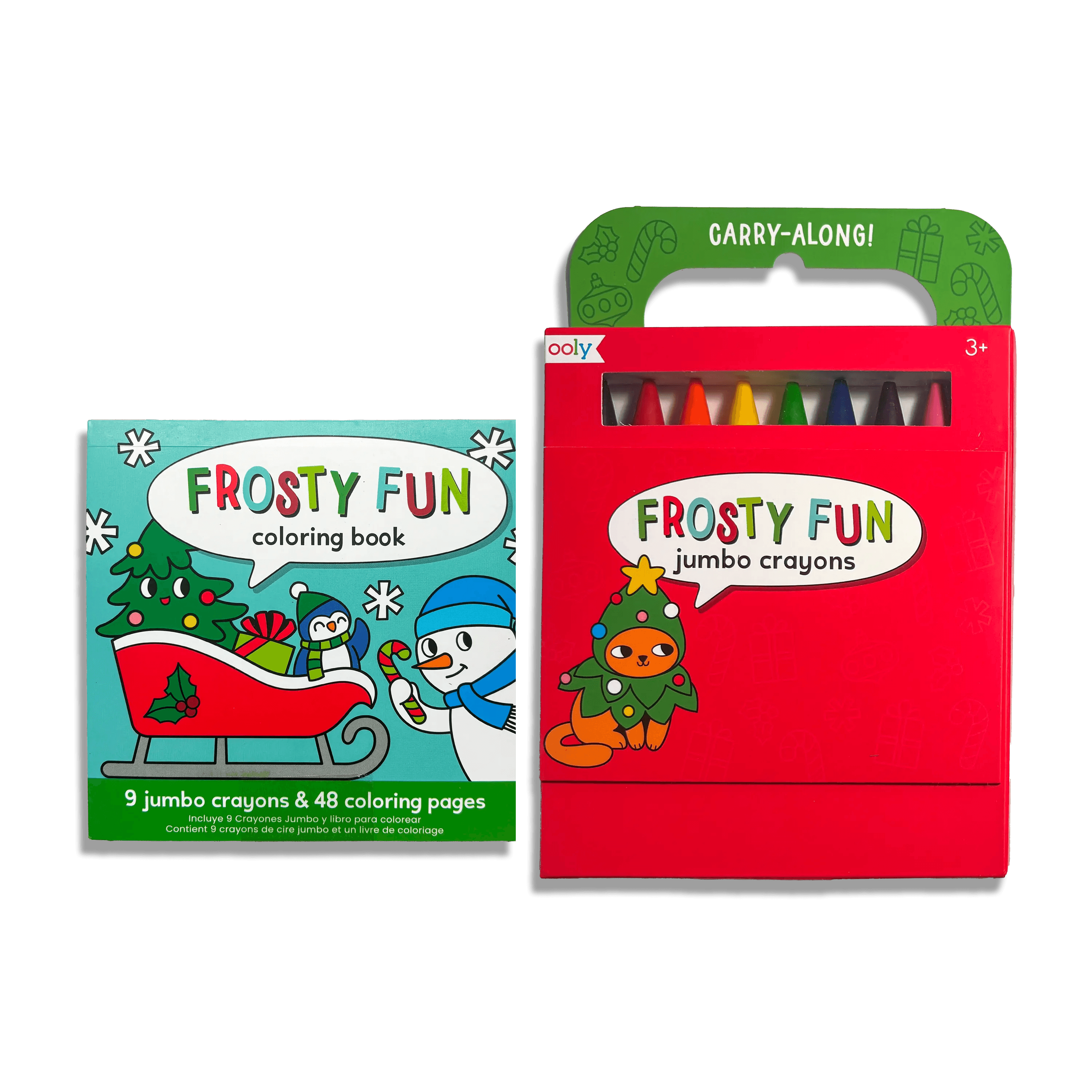 Carry-Along Coloring Book Set - Frosty Fun