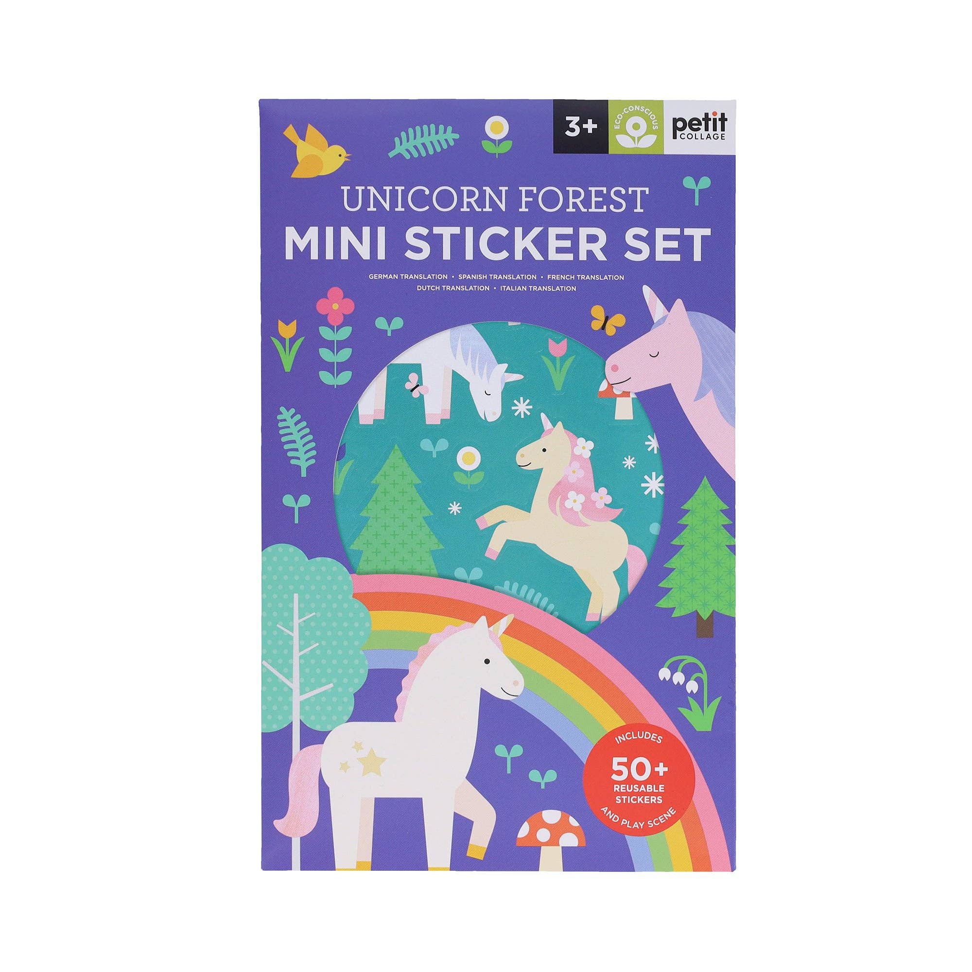 Mini Sticker Set: Unicorn Forest CDU of 20