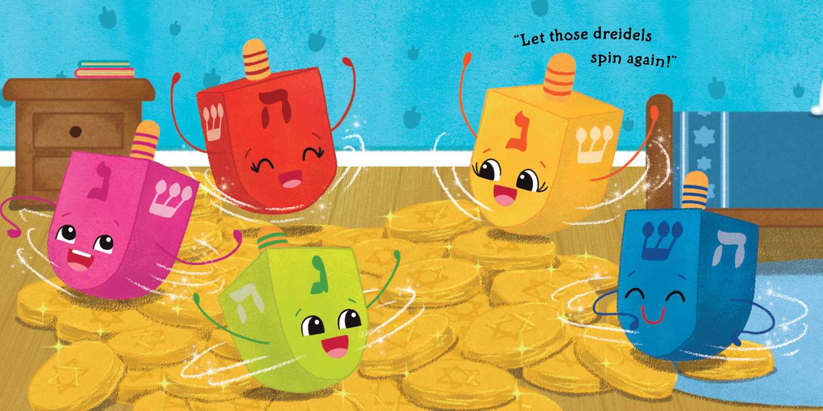 Five Little Dreidels by Jeffrey Burton