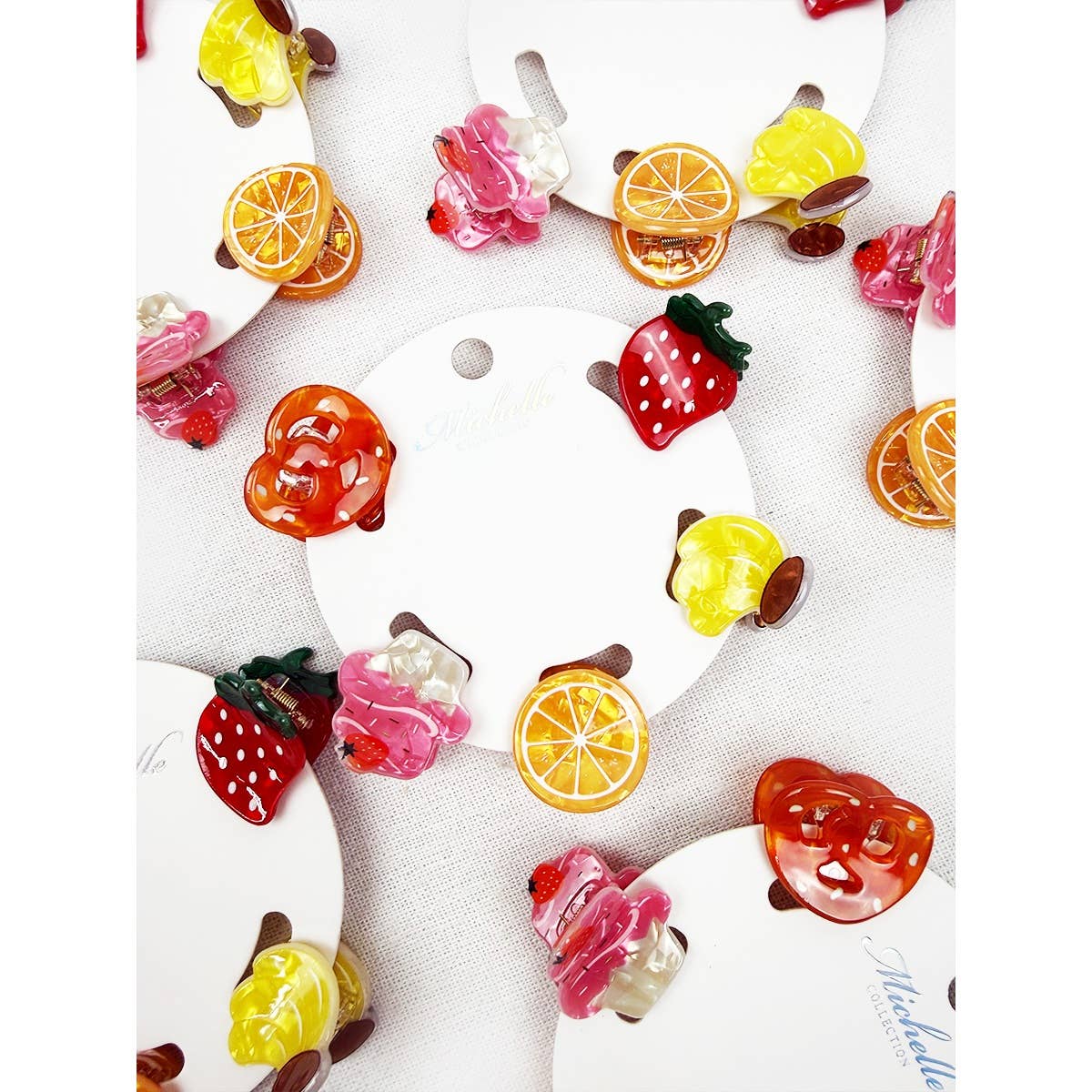 Mini Fruit Hair Clips