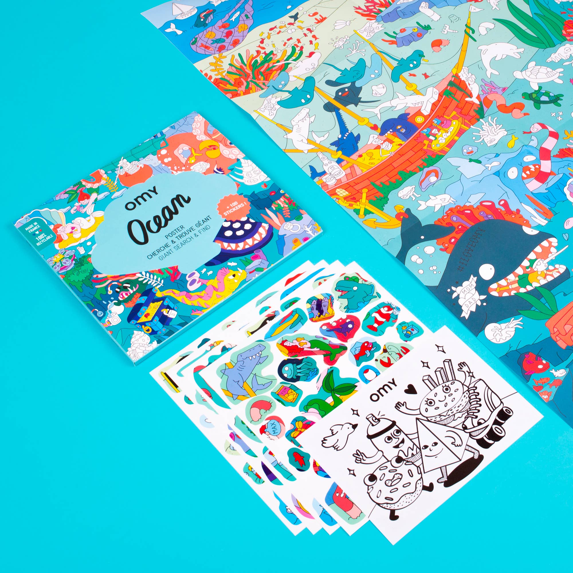 Ocean Giant search &amp; find poster