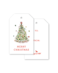 Paper Chain Tree Gift Tags