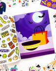 Draw-Along Halloween Sticker Book