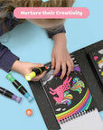 Neon Coloring Set - Unicorns and Friends