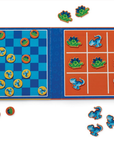 Magnetic Game - Tic Tac Toe & Checkers Dino