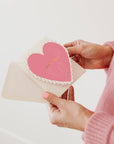 Mom Heart Scalloped Card